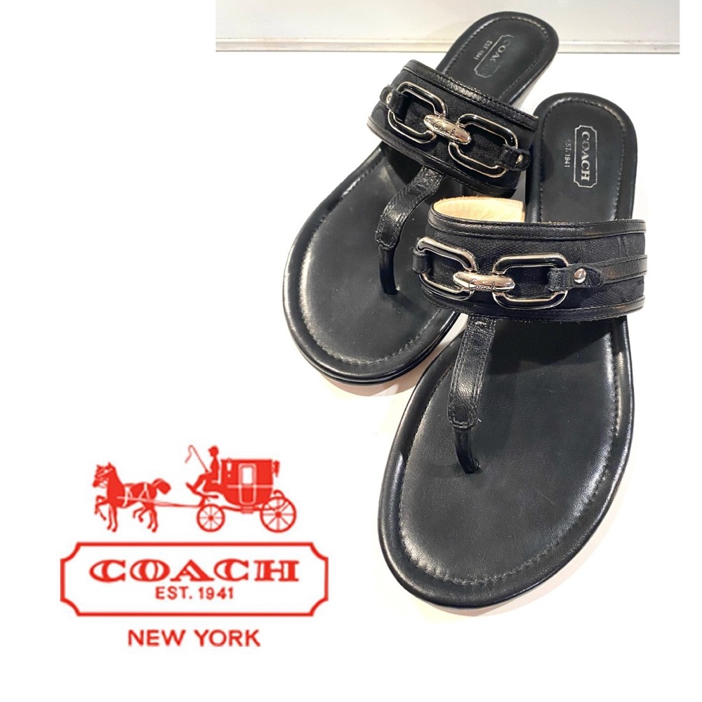 Coach Virginia Wedge Sandals